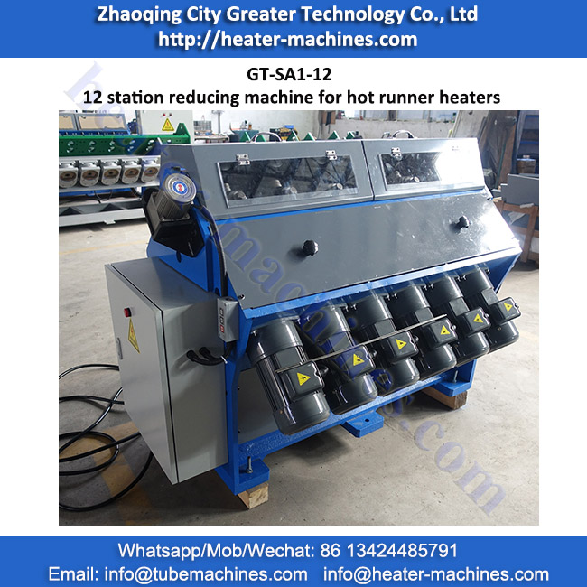 GT-SA1-12  12 Station Rolling Shrinking Machine for Small Sizes Heaters