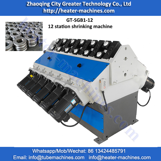 12 Group Tubular Heater Shrinking Machine ( withgear box）
