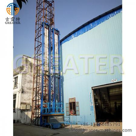 8 meter tubular heater filling machine