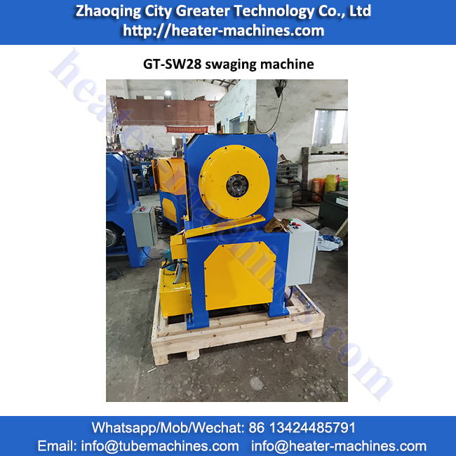 hot runner heater swaging machine 