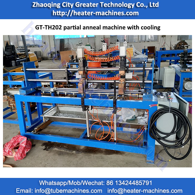 anneal machine with shower cooling 