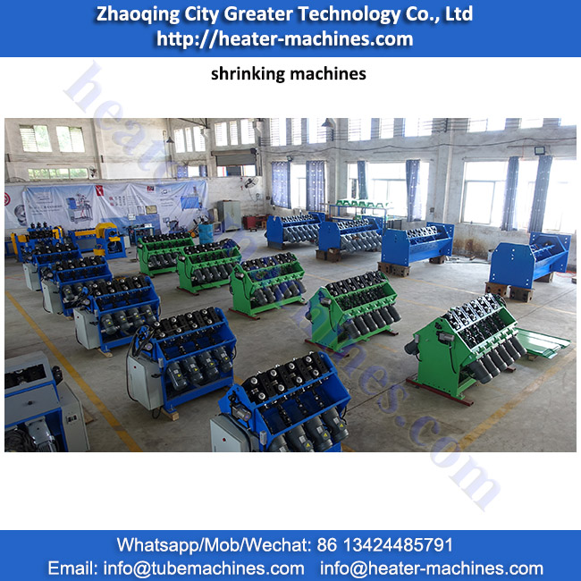 tubular heater shrinking machines