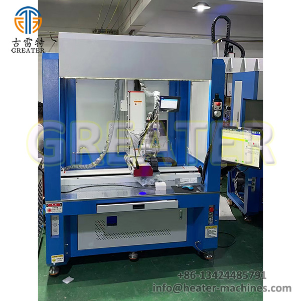 Máquina de soldadura láser GT-LM203 de doble estación para calentadores de bridas