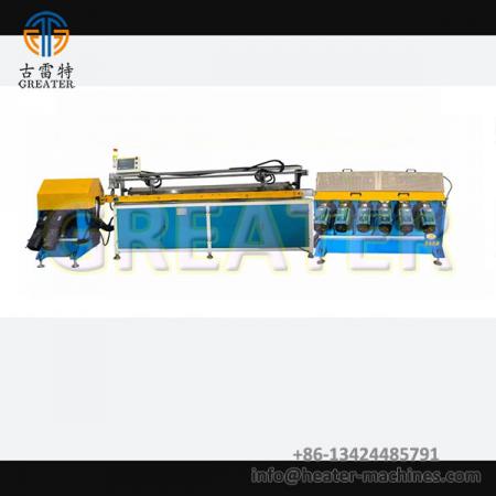 tubular heater automatic rolling reducing machine with length compensation device