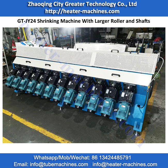 GT-JY24 Shrinking Machine With Larger Roller and Shafts for Large Heaters